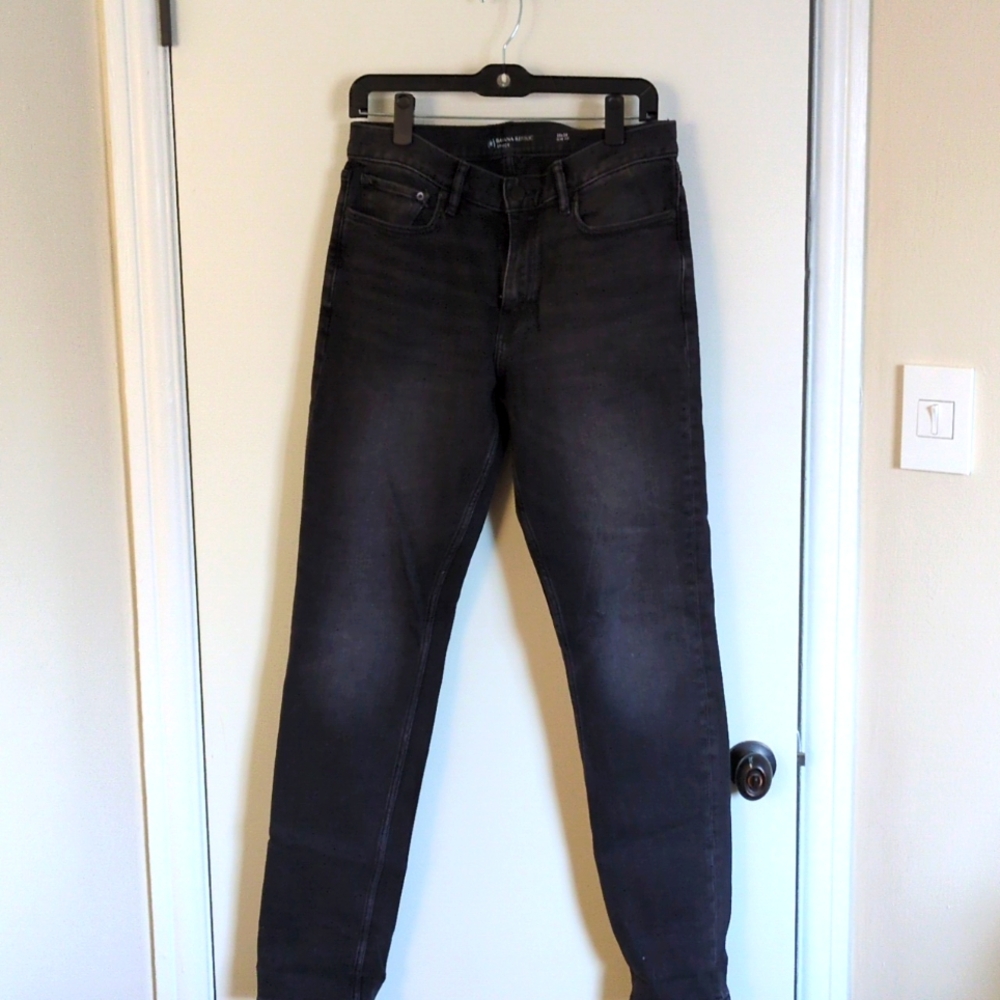 Banana Republic black jeans slim fit size 32x34